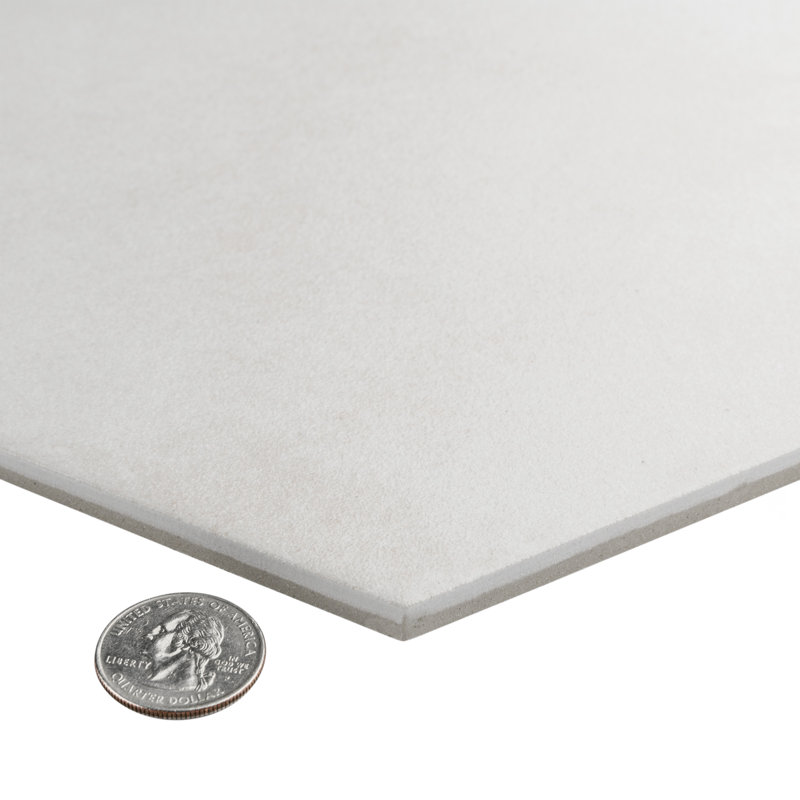 Matter Hex 7.88" x 9" Porcelain Stone Look Floor and Wall Tile, Bone