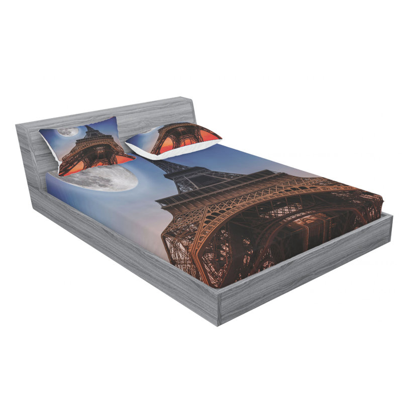 Microfiber Sheet Set, Full Sheet Set with Fitted Sheet