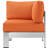 Shore 4 Piece Outdoor Patio Aluminum Sectional Sofa Set-23592933