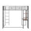 Lit mezzanine simple pour enfants Emberlynn-2007357406