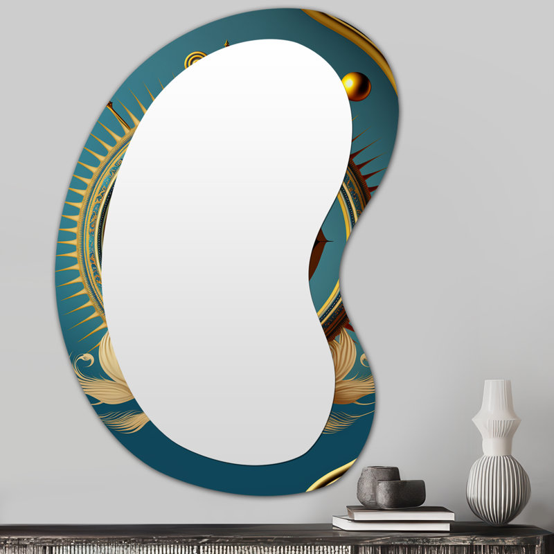 Miroir mural asymétrique Golden Eye, 31 po x 22 po