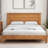 Walter Contemporary 66.1'' W Platform Queen Bed with Headboard-2117452277-2117452276
