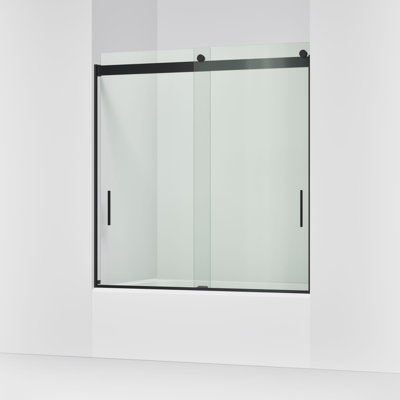 Porte de baignoire de dérivation 59,62 "x 62" avec technologie CleanCoat Levity