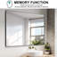 Led Bathroom Vanity Mirror With Back Light,multifunction,gun Ash-1726250381
