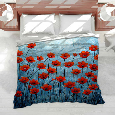 Édredon Poppies Bedding Floral Shabby Chic