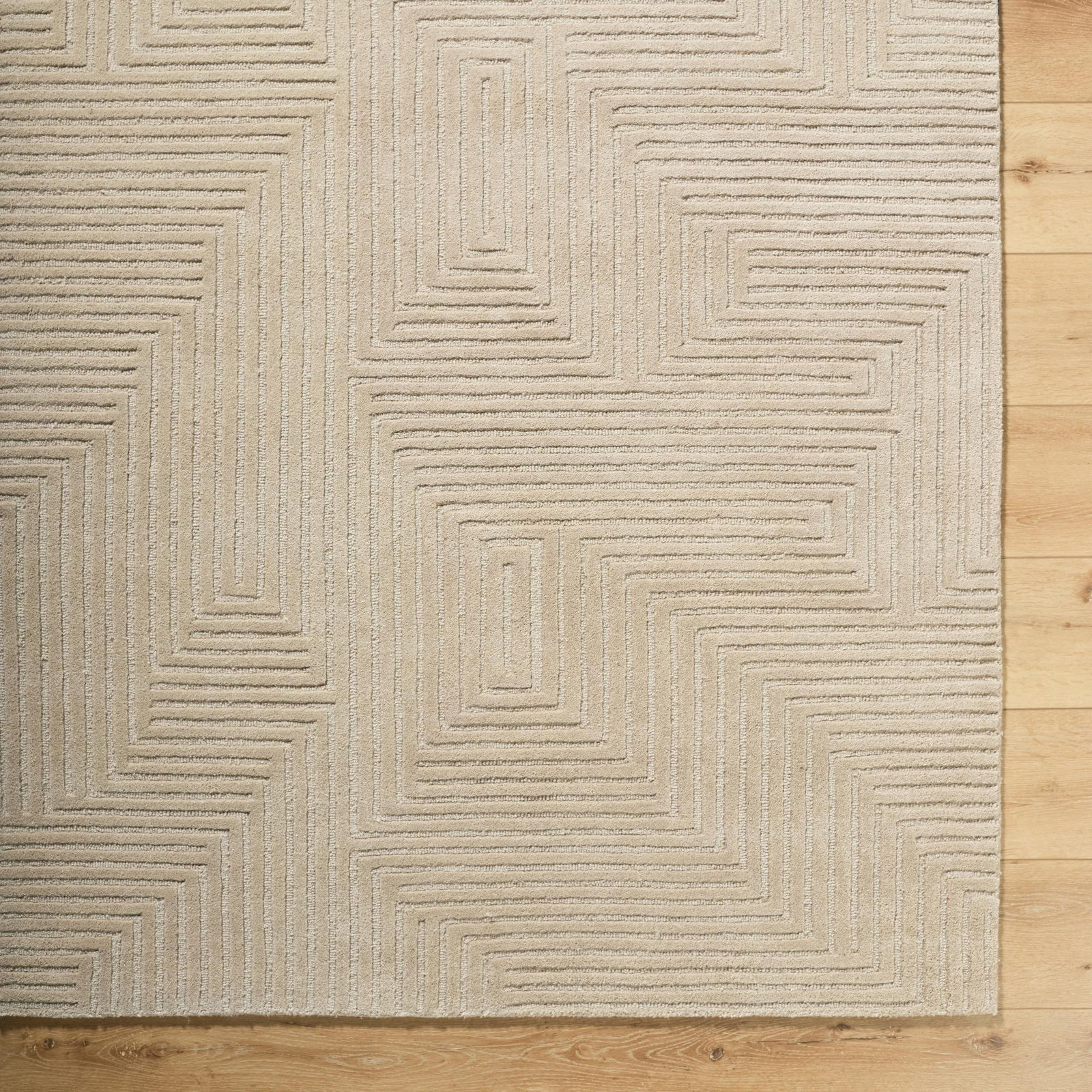 Polk Hand-Tufted Geometric Rug, Rectangle 2' x 3'