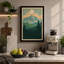 Snow-Capped Mountain Japandi 1 Piece Wrapped Canvas Wall Art-1562113807-1562113808