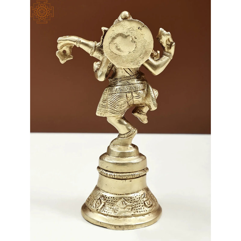 Cloche de danse en laiton 6 po Ganesha