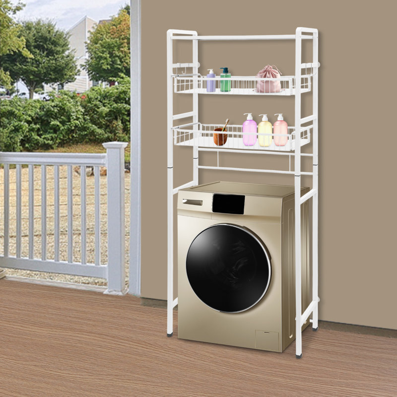 Rangement pour la machine à laver au-dessus de la toilette Rangement pour la salle de lavage Rangement pour la salle de bain