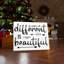 Different Is Beautiful - Wrapped Canvas Print