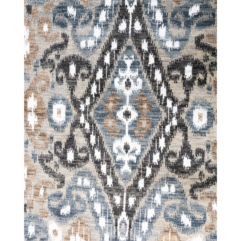 Overdyed One-of-a-Kind 8' 10" X 12' 1" Hand Knotted Area Rug