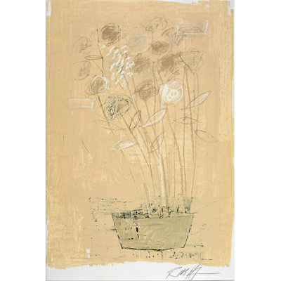 Robert Robinson " New Flowers in Pot " Acrylic Print