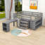 Lit mezzanine 3 tiroirs avec bureau mobile et tablettes-645570714-645570710