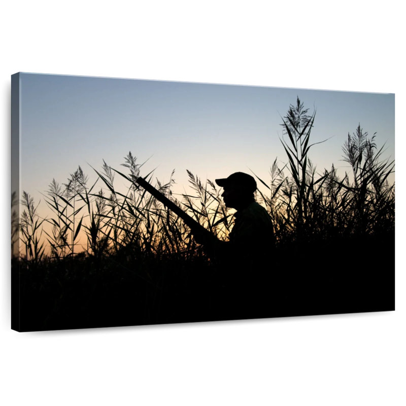 Senne, la silhouette du chasseur, H 8 po x l 12 po