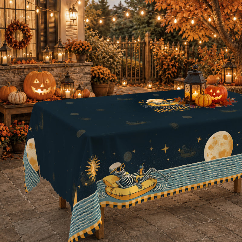 Nappe d'Halloween, Rectangle 60 po x 120 po