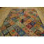 Antique American Hooked Rug American Geometric Hooked - Loop Pile