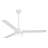 Roto 52" 3-Blade LED Ceiling Fan in Flat White with Flat White Blades and Etched Lens-128871876