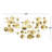 Glam Abstract Wall Decor on Metal