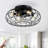 Low Profile Bladeless Ceiling Fan With Lights Kit (No Included Bulbs) And Remote 6 Wind Speeds Reversible Ceiling Fan, NO Included Bulbs