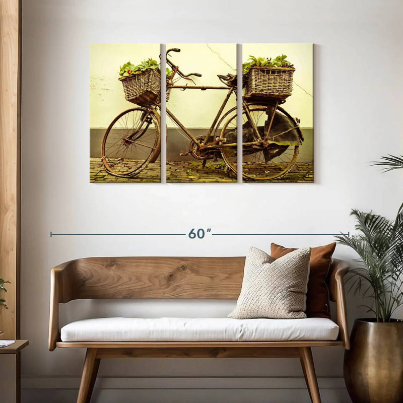 Rickety Bicycle, 28" H x 45" W