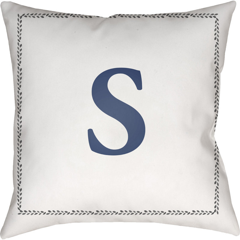  Indoor/Outdoor Throw Pillow, 20" H x 20" W x 4" D, S