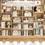 Ensemble de 2 grandes bibliothèques de rangement en bois de 74 po x 59 po x H 74 po-130076530