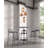 Torbert Ceiling Lamp Rust & Amber