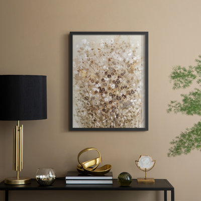 «Flourish I», reproduction encadrée - bois massif