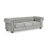 Chesterfield Sofa Tufted Linen Upholstered 3-Seater Sofa-530529413