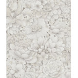 Eden Floral Texture 33' L X 21" W Wallpaper Roll