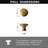 1 1/4" Diameter Round Knob-98387762