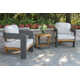 Estate 3 Pc. Modern Wicker Seating Group With Matching Accent Table