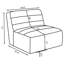 Fauteuil pivotant gris anthracite Manhattan