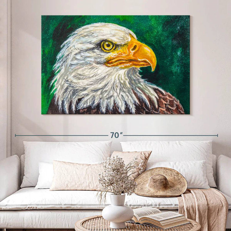 Bald Eagle, 34" H x 51" W
