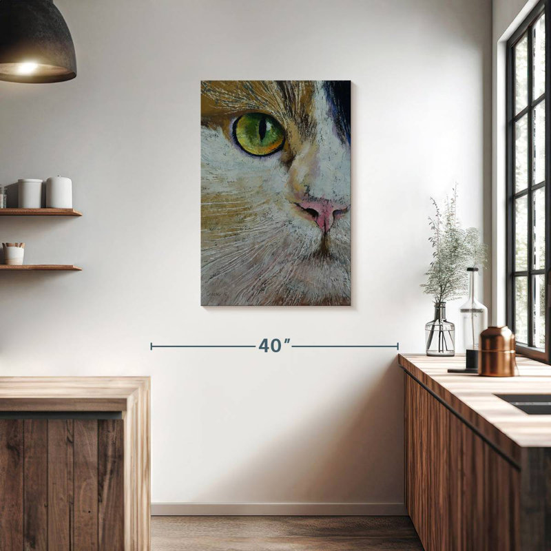 Brampt Calico Cat, 36" H x 24" W