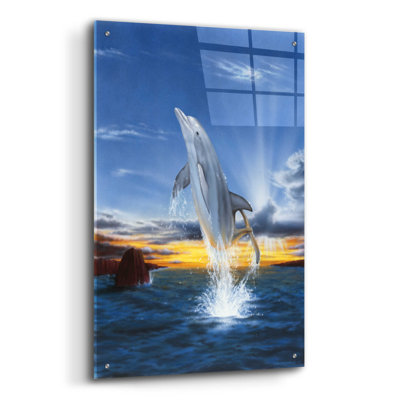" Leaping Dolphin " by Chris Dobrowolski