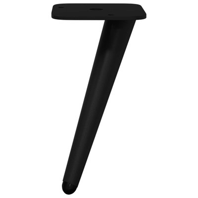 Vidaxl Standing Feet Black Iron Furniture Accessory Modern Stylish
