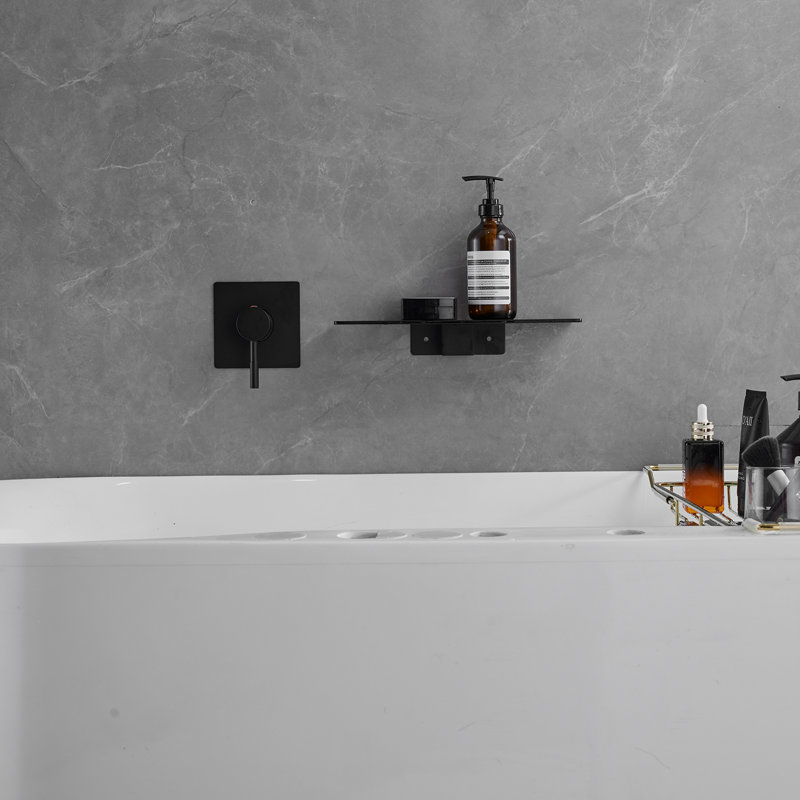 1 Handle Bathroom Waterfall Faucet with Diverter