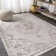 Pruden Ornate Medallion Modern Cream/Red Rug