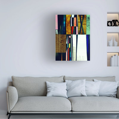 Art mural sur toile tendue - "Kamikaze" Rex Ray pour décoration de salon, de chambre à coucher ou de bureau - 35 x 47