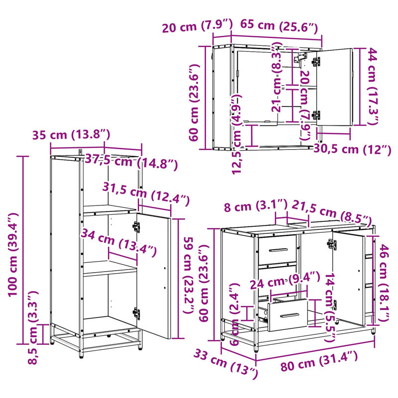 Bathroom Furniture Suite