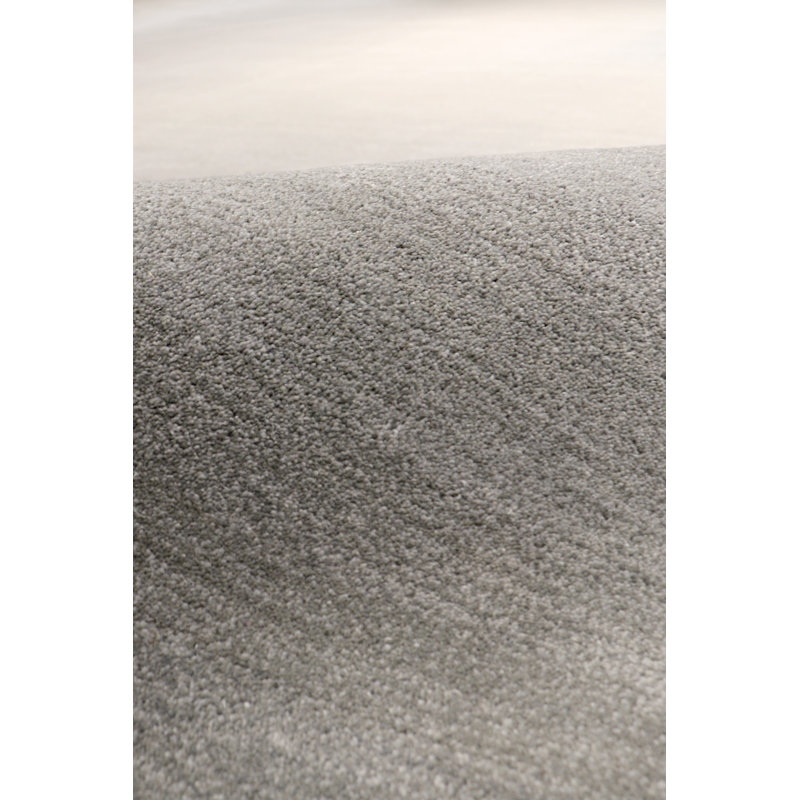Tapis gris / turquoise Rodeo, Rectangle 8 pi 9 po x 11 pi 9 po