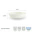 Fitz And Floyd Nevaeh White 9.75-In Vegetable Bowl