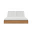 Beja Outdoor Teak Chaise Lounge-2097498351