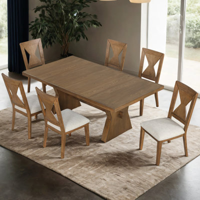 Faustas 7-Piece Dining Table Set