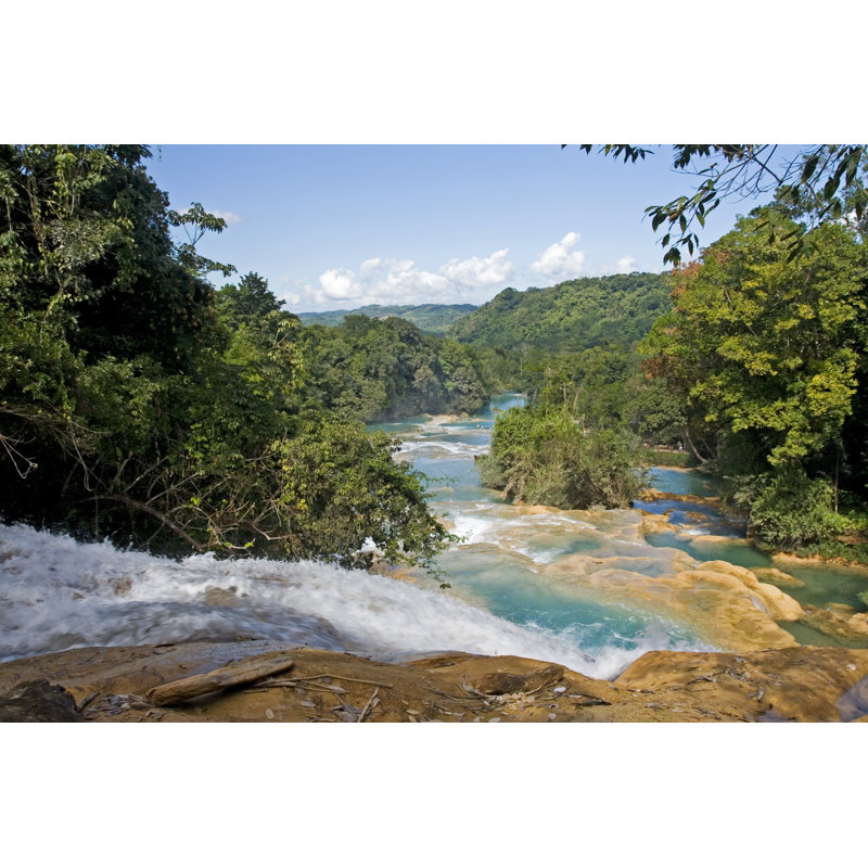 Agua Azul Cascades by MatteoMazzoni - Wrapped Canvas Print, 20cm H x 30cm W x 3.8cm D