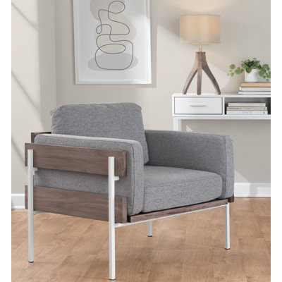 Fauteuil en polyester de 36 po de largeur