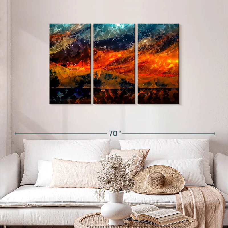 Avery Fiery Volcano, 24" H x 38" W