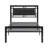 Twin Size Metal Bed - , Strong Bedroom Addition, Black Frame Strong, Silent Piece,