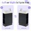 Meuble-lavabo 18,6 po avec lavabo, meuble-lavabo avec tablette à deux niveaux, orienté vers la gauche ou vers la droite-1250478494